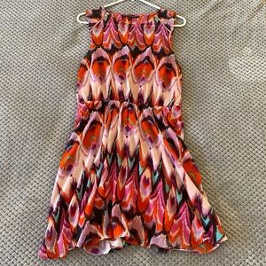 Walter Baker Colorful Design Sleeveless Dress